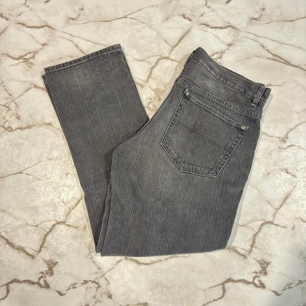 Urban Pipeline Mens Slim Straight Jeans 32x30 Grey Wash 2000s Y2K Vintage Denim